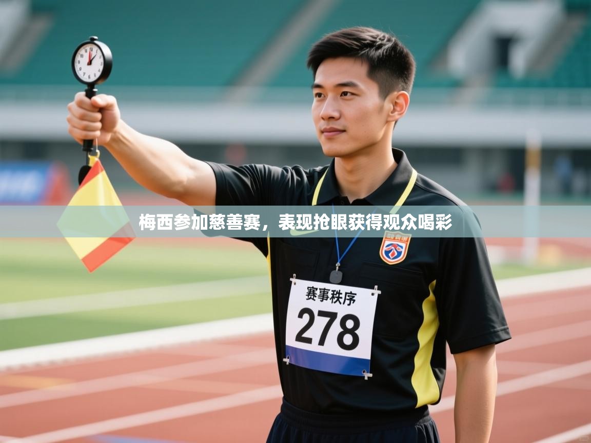 梅西参加慈善赛，表现抢眼获得观众喝彩  第2张